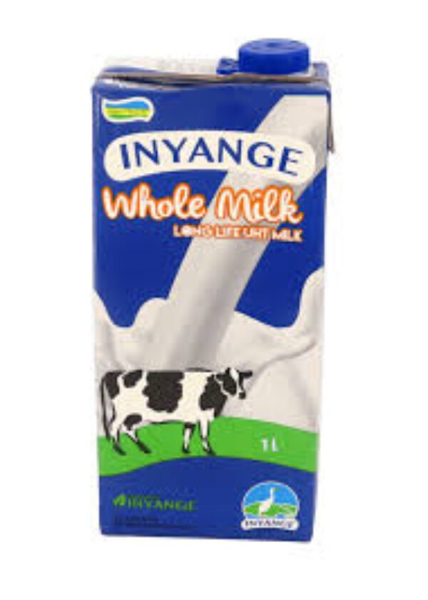 INYANGE TETRA WHOLE UHT MILK 1L