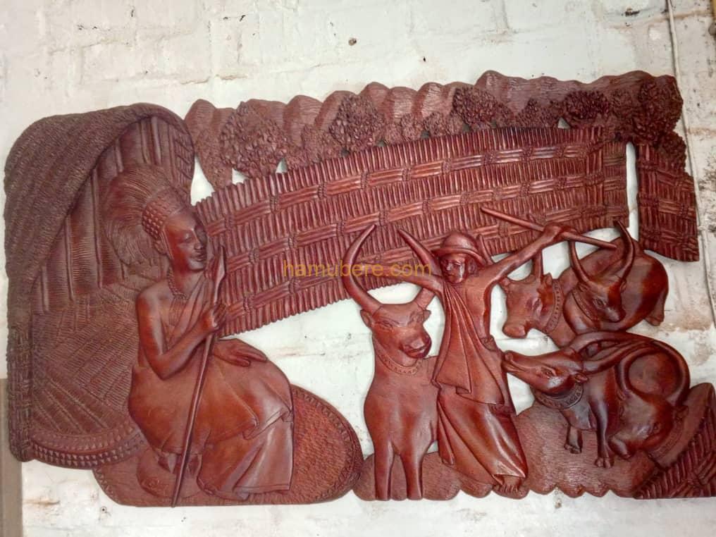 African wood carving