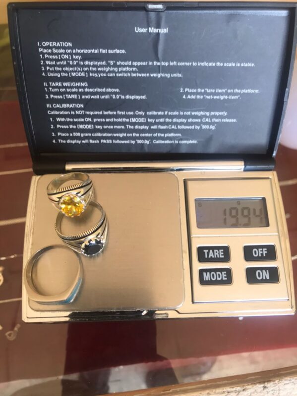Backlight LCD Screen Jewelry Scale