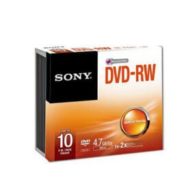 SONY DVD RW 2X 4.7GB REWRITABLE 10PCSPACK