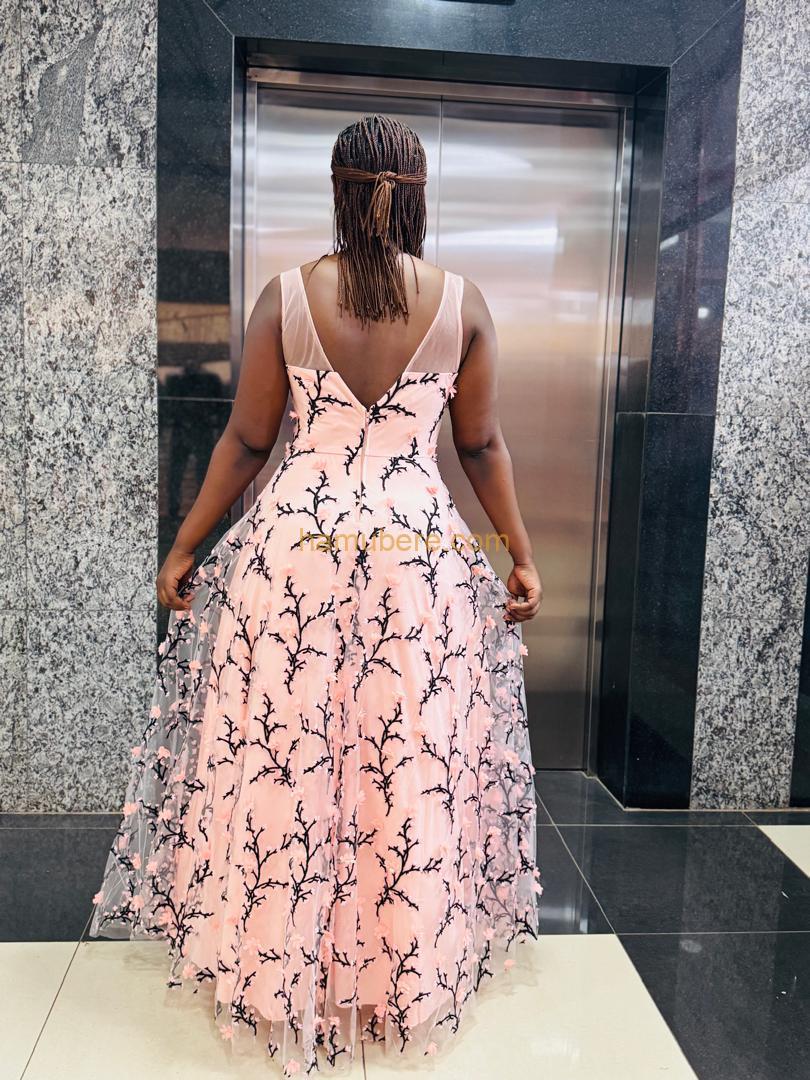 Sleeveless Women’s Dress Suspenders V Neck Long Floral Lace Embroidered Dresses