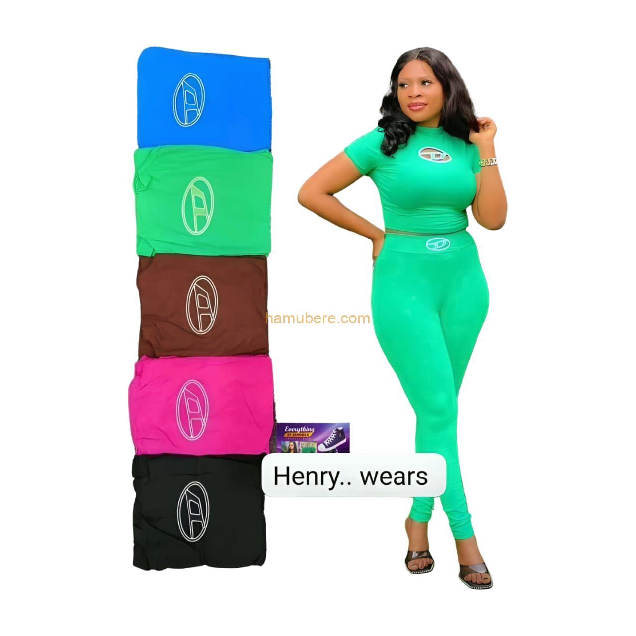 Sexy Crop Top And Pant Set