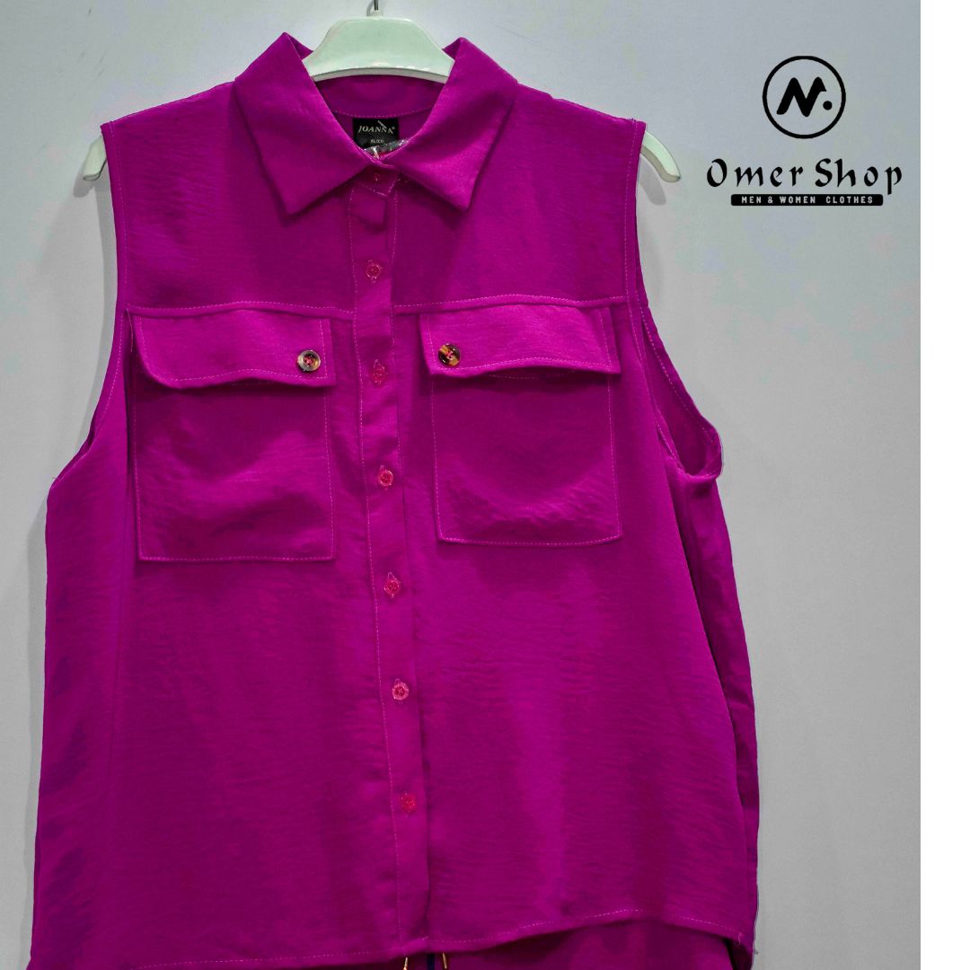 PATRORNA Women’s Tab Collar Casual Shirt