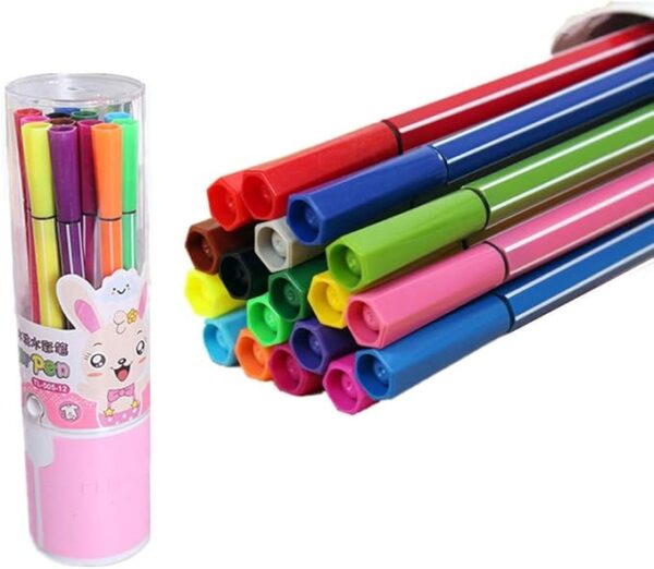 Marker Pens 48 Color Art Watercolor Brush Pen Tips and Fine Tips for Adult Coloring Books, Sketching, Drawing, Painting, Stationery