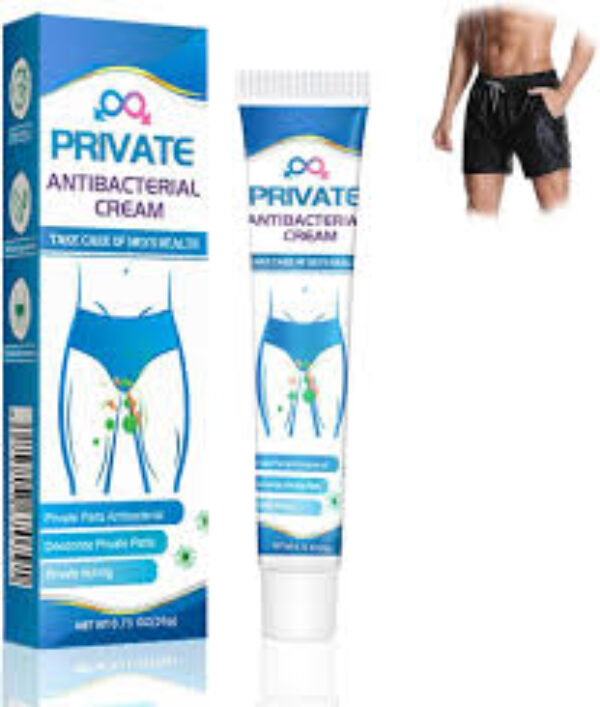 Private Antibacterial Cream for Men, 20 g Private Antibacterial Cream Small Portable Specification for Relief