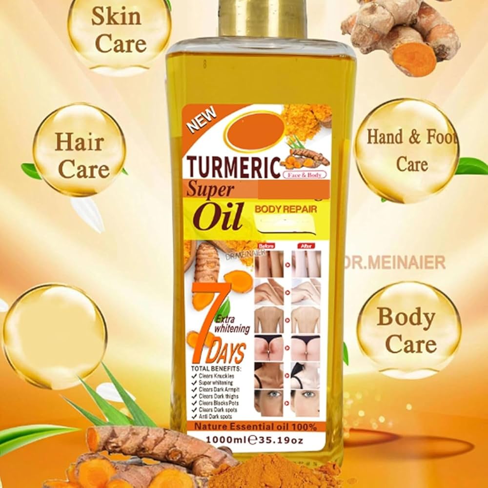 Veetgold Body Oil, Veetgold Body Oil Vitamin C 7days, Veetgold Turmeric Body Oil, Moisturizer Nourishing Skin, Body Wash for Moisturizer & Correct Uneven Skin Tone