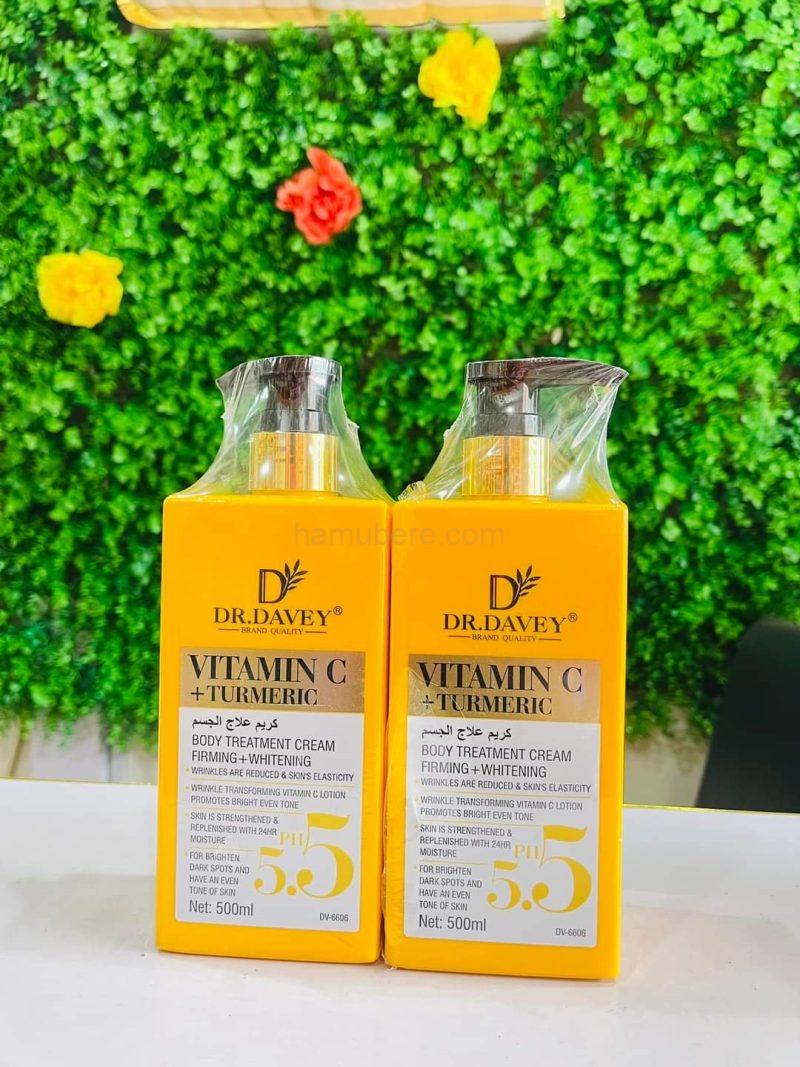 Dr. Davey Tumeric Vitamin C Lotion Product Type: Skin care bundle  Color: Yellow  Gender: Unisex  Main Purpose: Multi-purpose skin care  Material: Bottle, Plastic