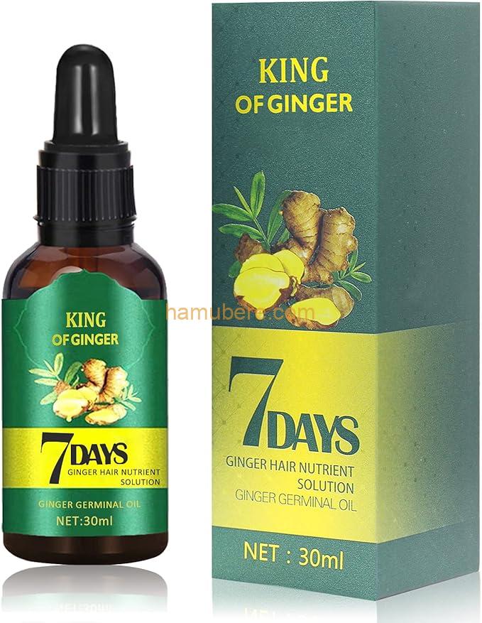 King of ginger hair growth serum Brand	Duvina Scent	Ginger flavor Item weight	90 Grams Item form	Serum Active ingredients	ging