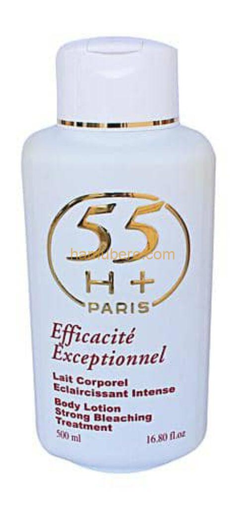55H+ Efficacite Exceptionnel Body Lotion Experience the exceptional efficacy of 55H+ Paris Efficacite Exceptionnel Body Lotion. This specialized body lotion, in a generous 500ml size, is meticulously crafted to deliver outstanding results, leaving your sk