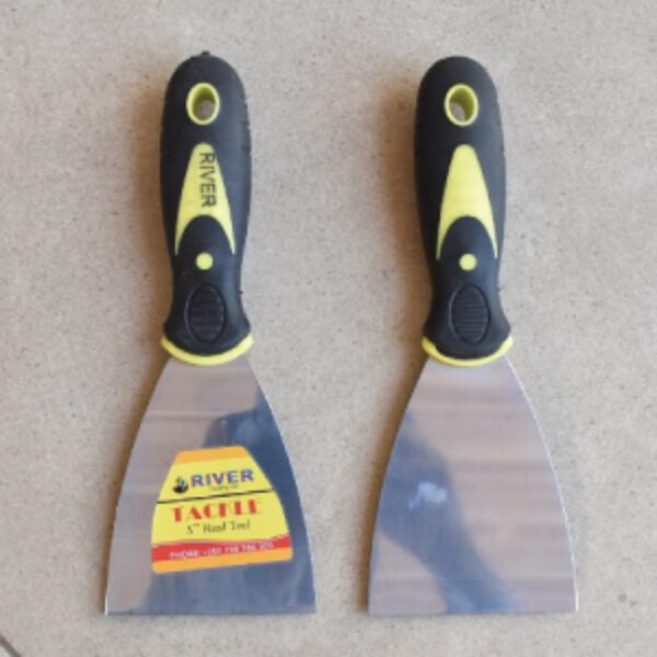 Scraper knife Material	Stainless Steel, Plastic Brand	River Handle Material	Rubber Blade Material	Stainless Steel Recommended Uses For Product	drywall finishing, plaster scraping, decals, wallpaper