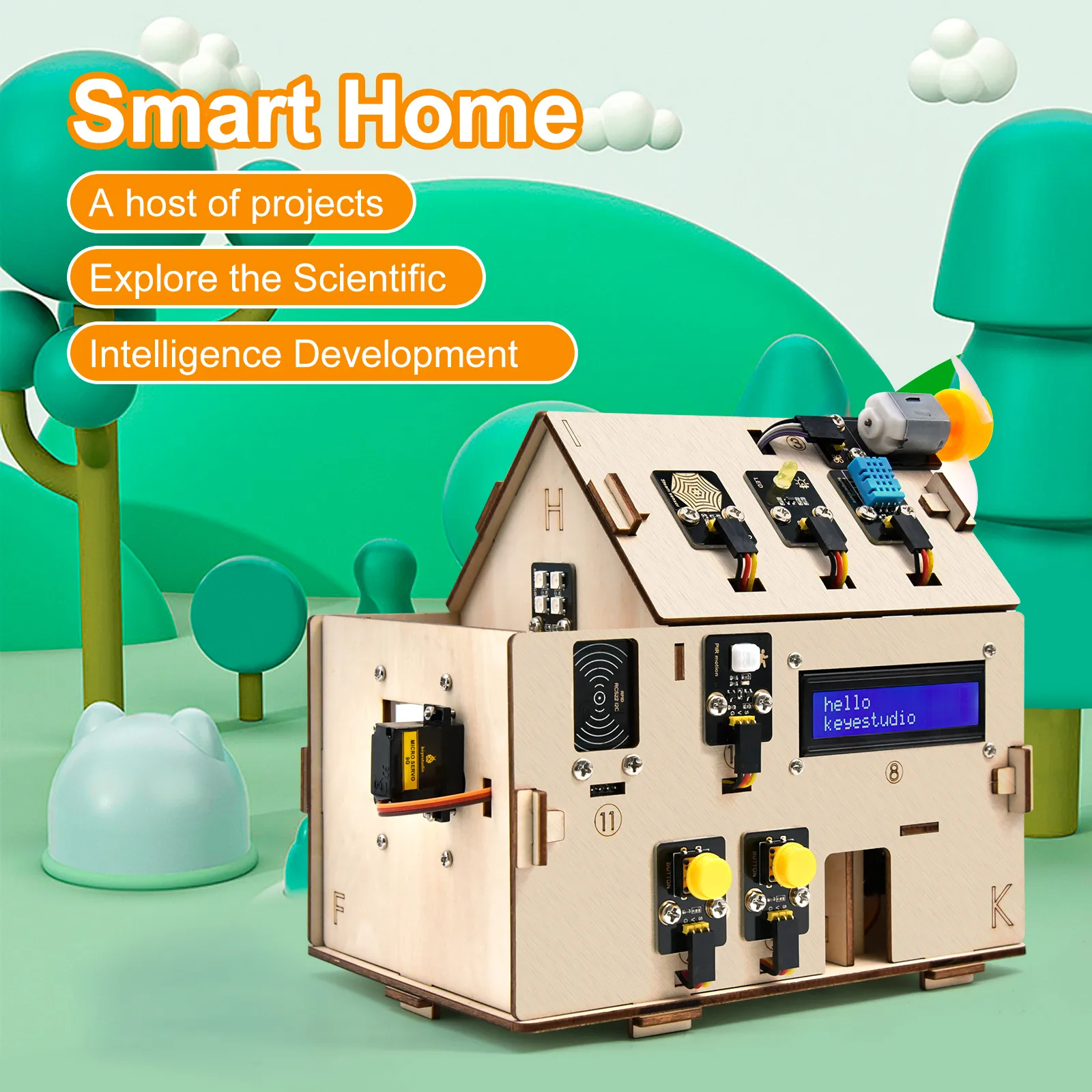 keyestudio IOT Smart Home ESP32 Starter KitDIY STEM Education