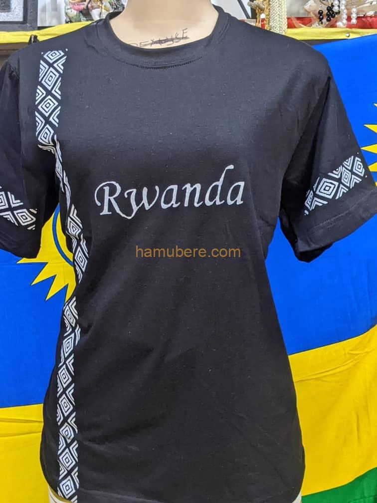 Rwanda Black T-shirt