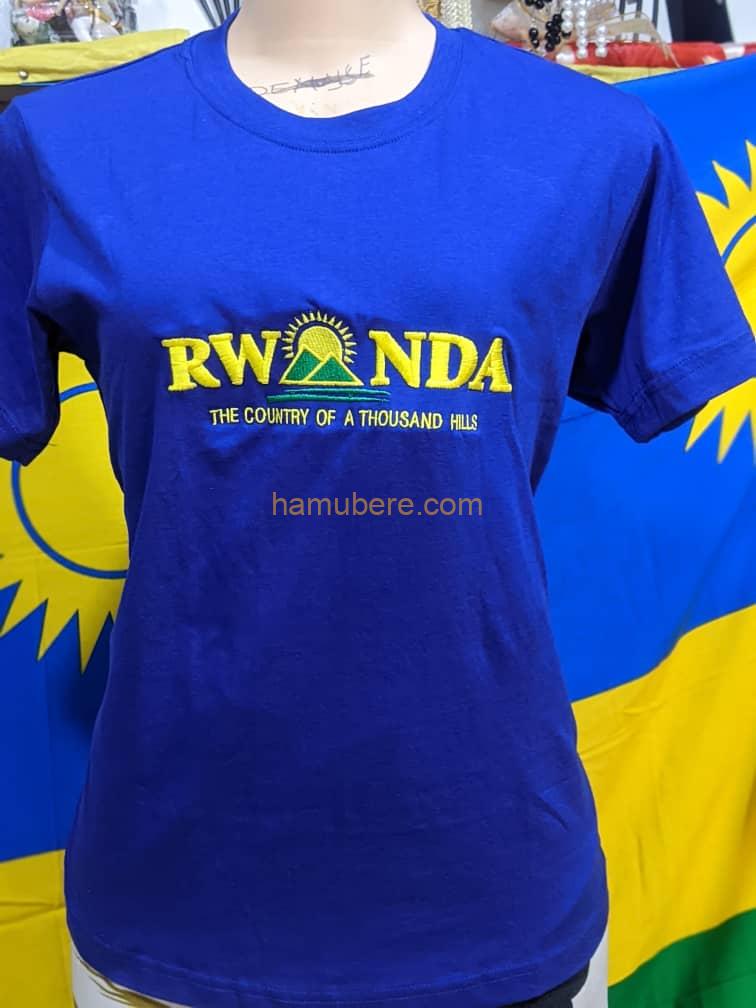 Rwanda blue T-shirt