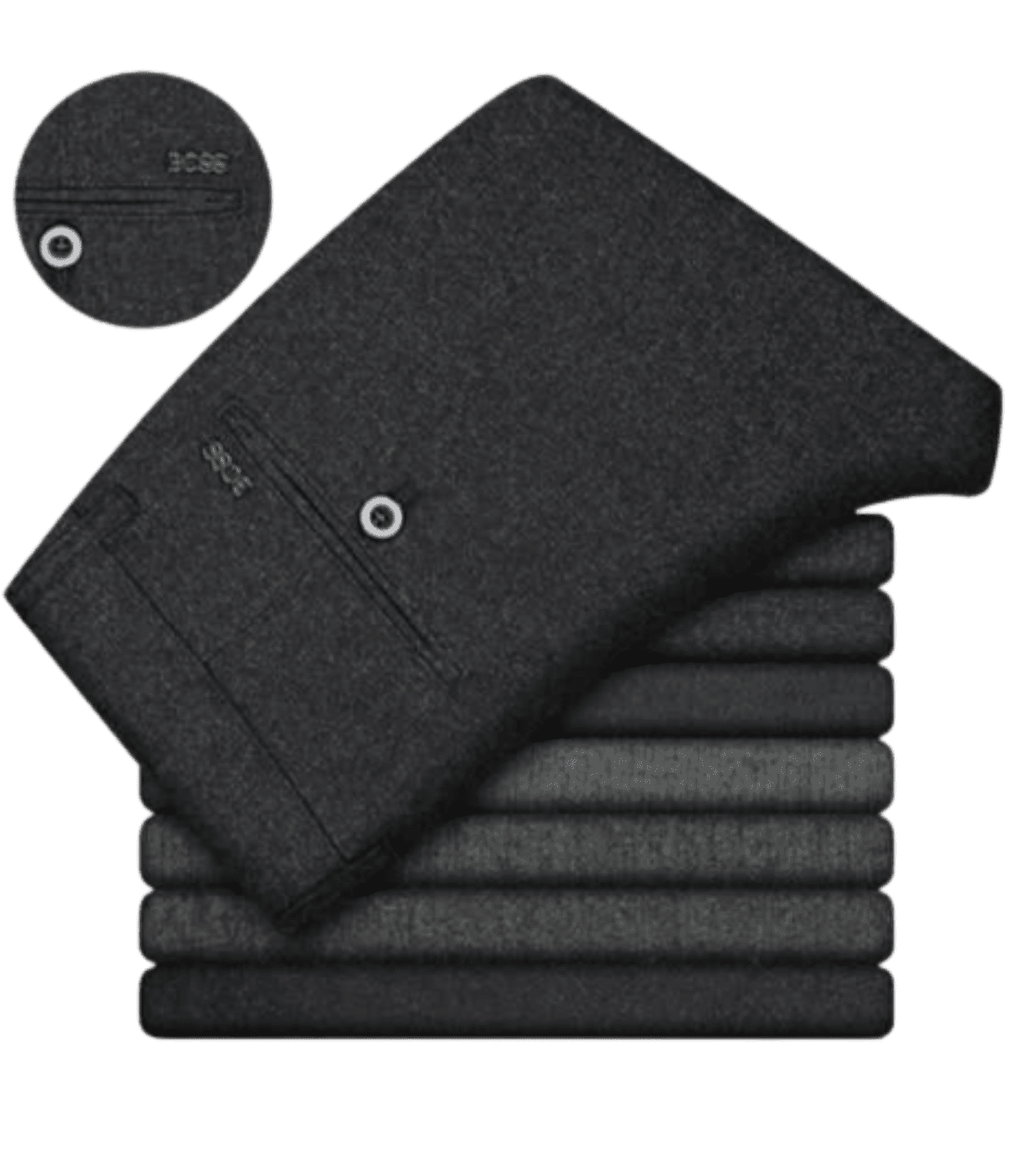 Men’s Pants 2023 Summer Middle-aged And Elderly Men’s Casual High-waisted Straight Baggy Trousers Fashion Business Cotton Linen Suit