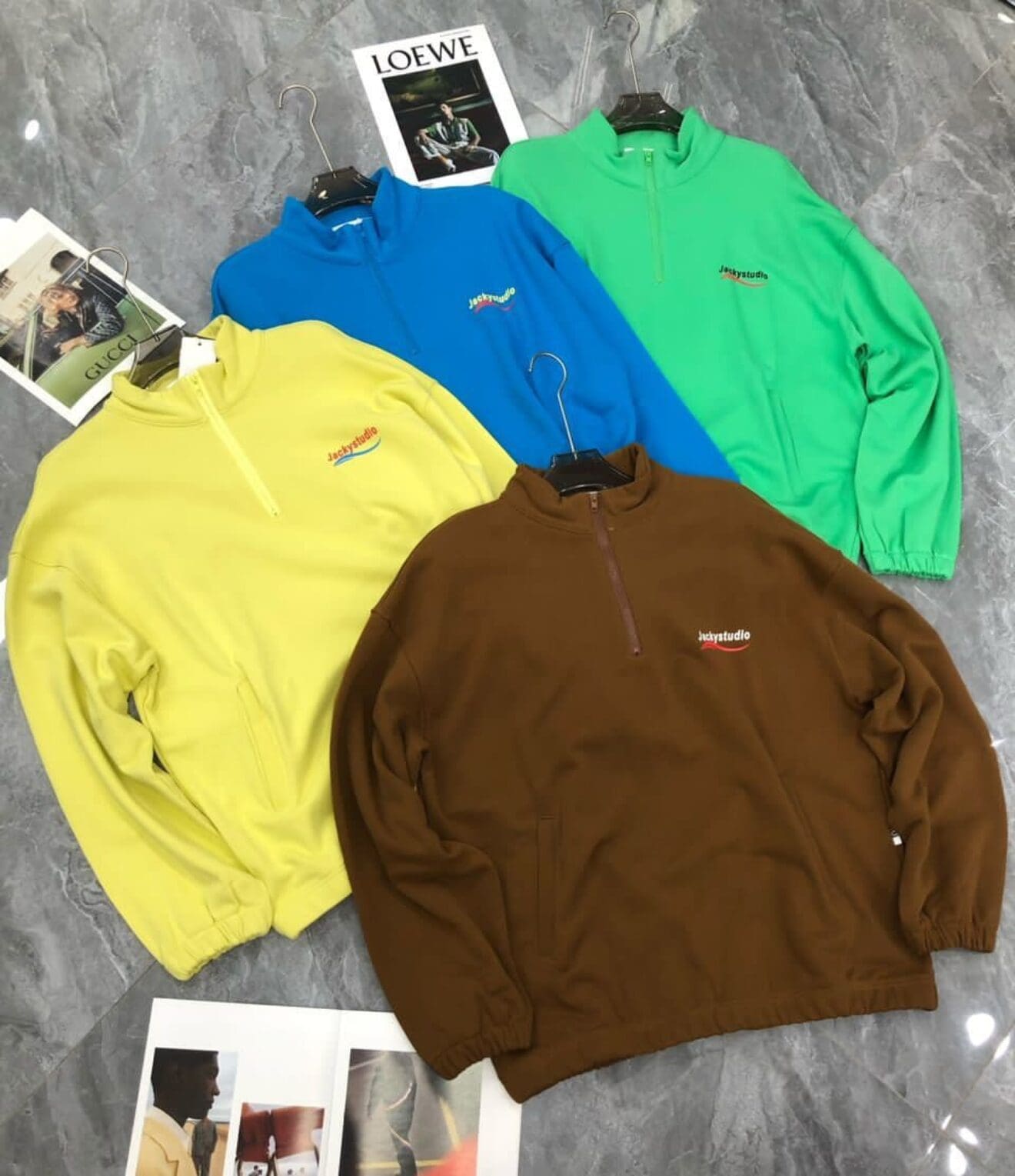 Unisex Street Style Logo Hoodies & Sweatshirts