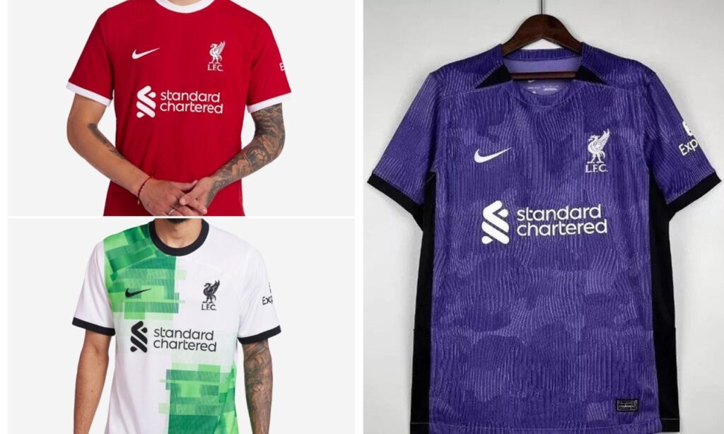Liverpool jerseys