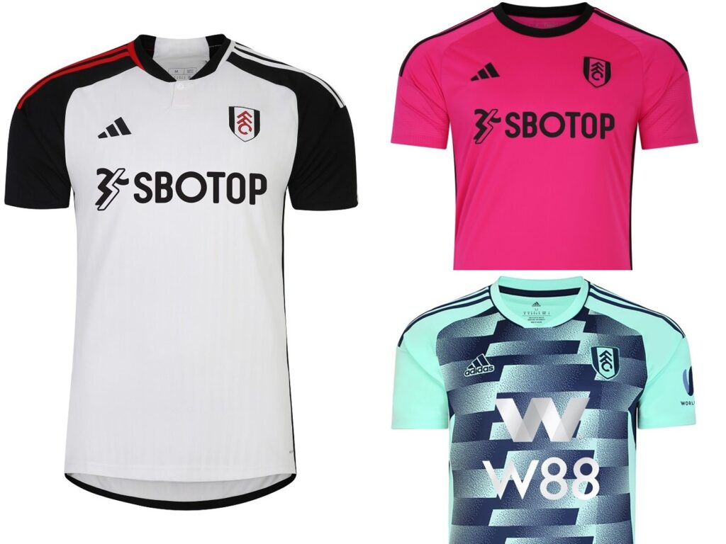 Fulham jersey kits