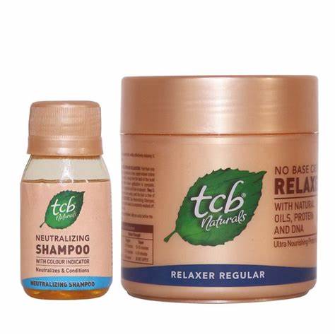 Tcb Naturals No Base Creme Relaxer And Shampoo With Natural Oils