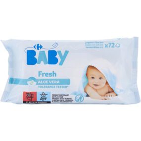 Carrefour Baby Fresh Wipes Aloe Vera 72 pieces