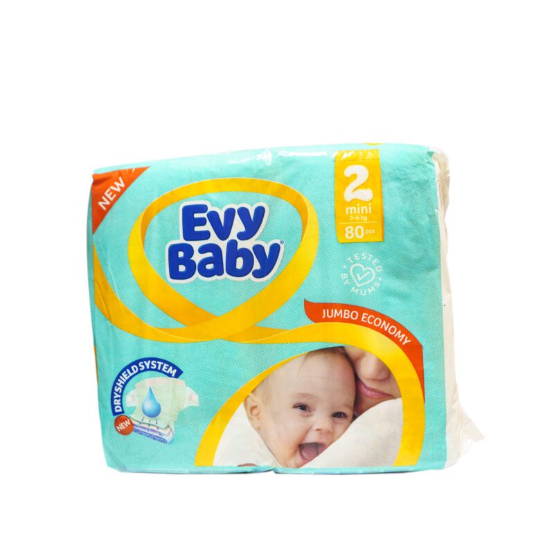 Evy Baby diapers MINI No 2 (3-6kg) 32pcs