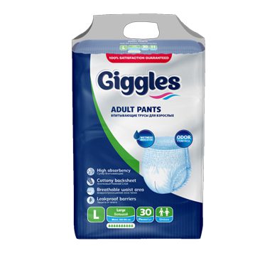 GIGGLES adults pants (L) 30 pcs