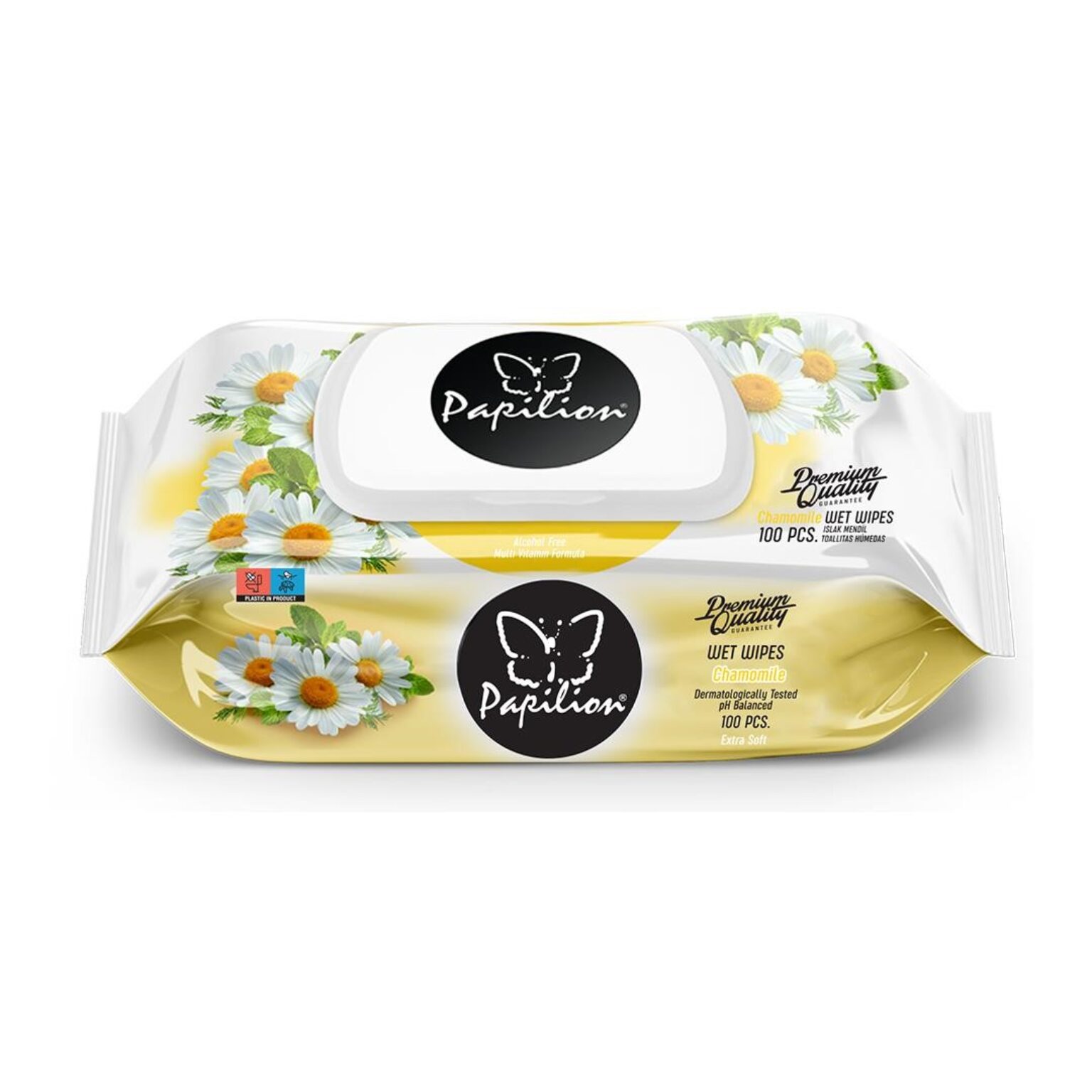 Papilion Premium Quality Wet Wipes – 120pcs