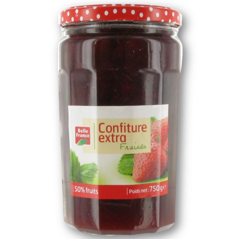 Belle France Confiture Extra Fraises 750g