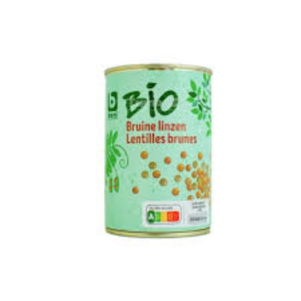 BIO bant Bruine linzen Lentilles brunes