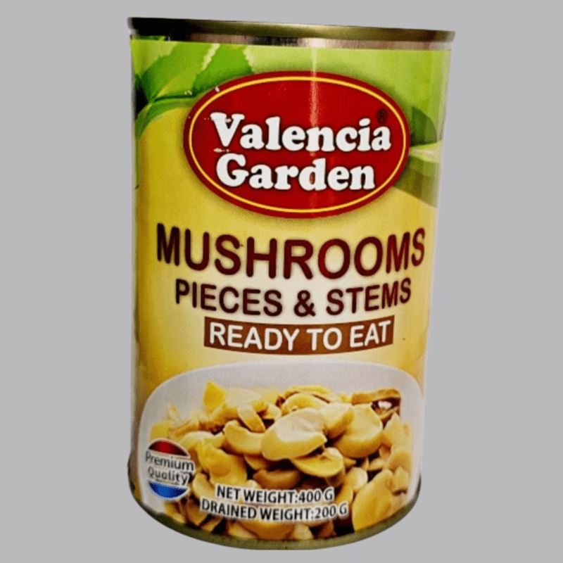 Valencia Garden Slice Mushrooms 400gm