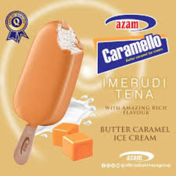 Azam caramello ice cream
