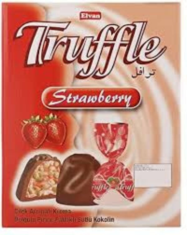 Elvan Truffle Strawberry Flavour Chocolate x 120 Pcs Pack