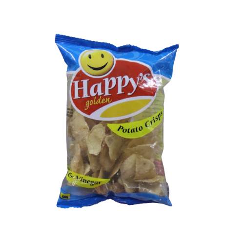 Happy Golden potato crips salt vinegar 50g