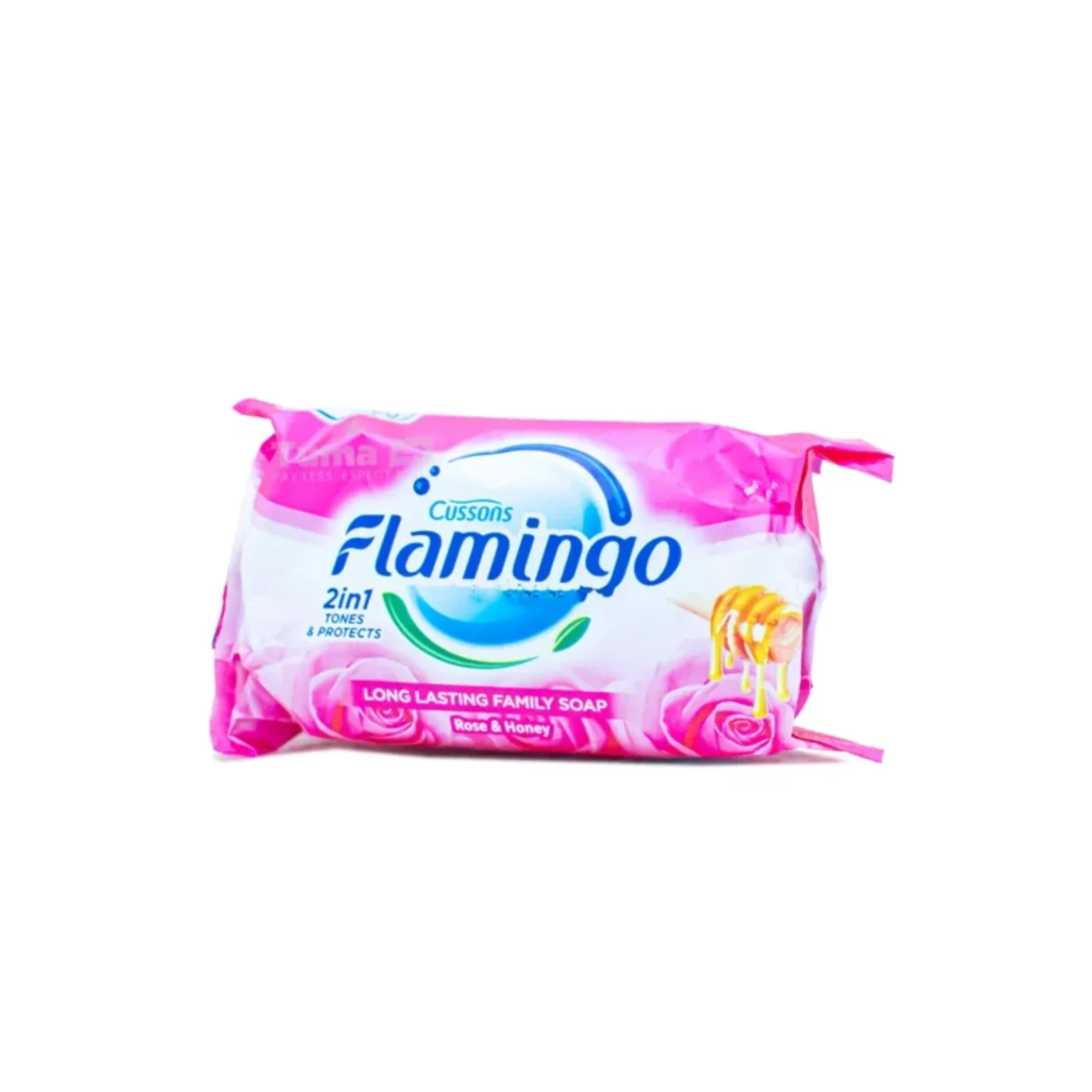 Flamingo Rose & Honey Family Soap -200g