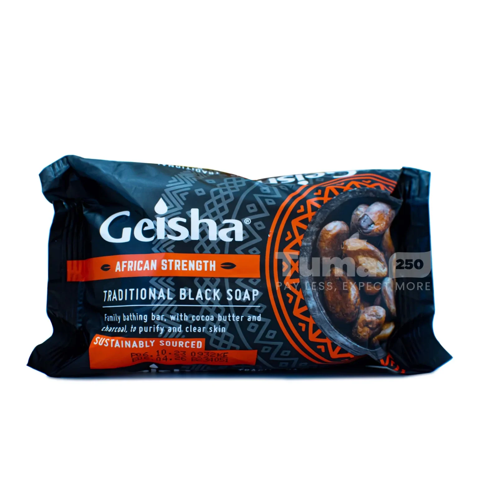 Geisha Traditional Black Family Bathing Bar Soap – 225g