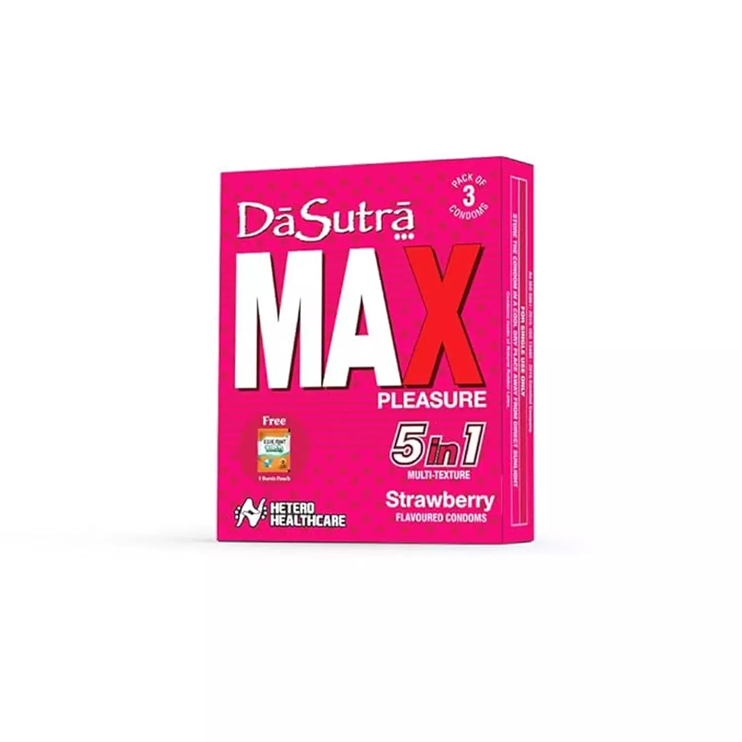 Dasutra Max Pleasure 5 in 1 Condoms – 3pcs