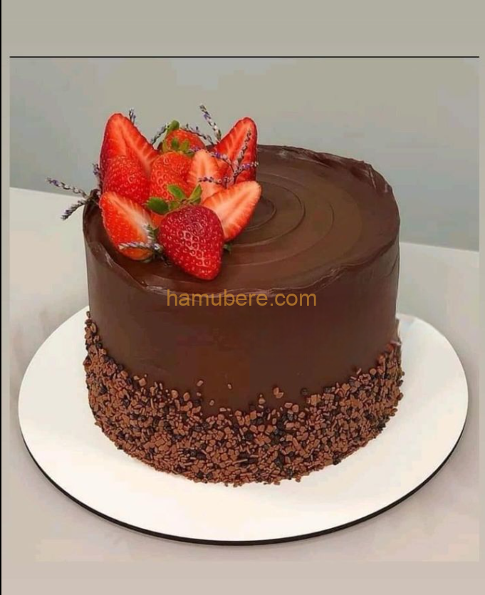 Strawberry Birthday Cake
