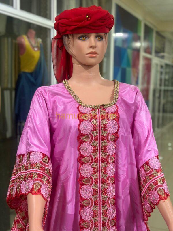 Pink African women Fashion Dress