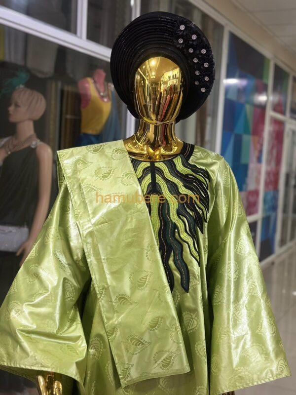 Green African women Dress