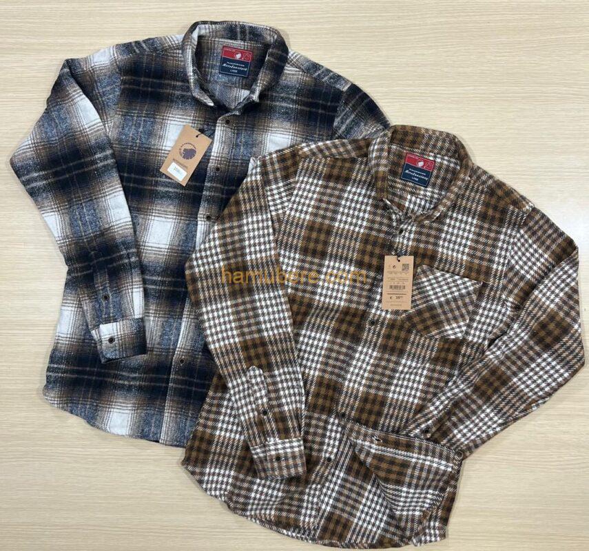 Men’s Casual Cotton Plaid Shirts Long Sleeve