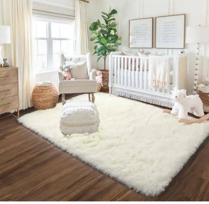 PAGISOFE Soft Kids Rug Nursery Decor Bedroom Living Room Carpet