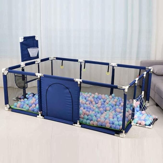 Baby Playpen and Ball Pit Set for Indoor Baby & Toddler Safety Play Area Gate