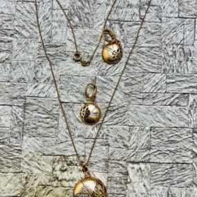 Israeli filigree necklace yemenite silver pendant jewellery Israel