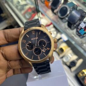 Nixon Gold Plated Case Wristwatches