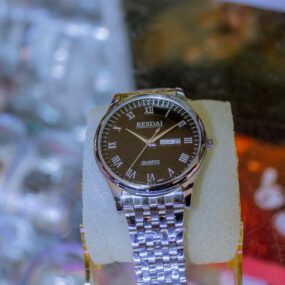 RESIDAE Luxury Diamond Business Men’s Watches Fashion Luminous Date Week Steel Band Men Quartz Clock Wristwatches Reloj Hombre