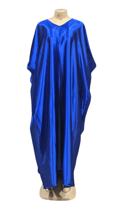 Plus Size Summer African Dresses For Women Sexy Deep V Neck Irregular Folds Muslim Kaftan Robe Solid Color Loose Long Maxi Dress