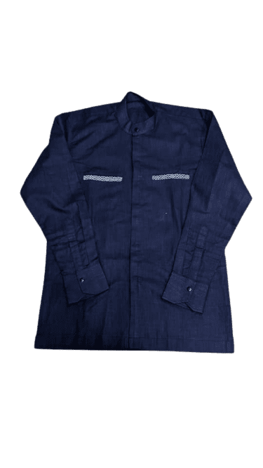 Made in Rwanda men’s dark blue shirt