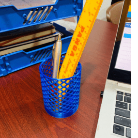 Desk Pen Holder 3D Printed