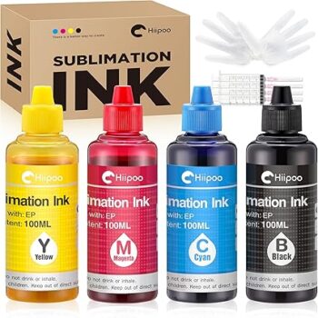 Hiipoo Sublimation Ink Refilled Bottles