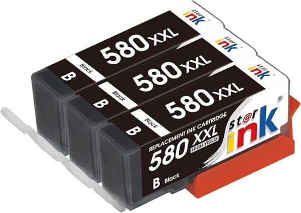starink 580XXL-Black Ink Cartridges Compatible with Canon