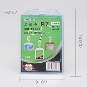 BADGE HOLDER TRANSPARENT B7